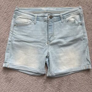 Wallflower Light Blue Denim Shorts